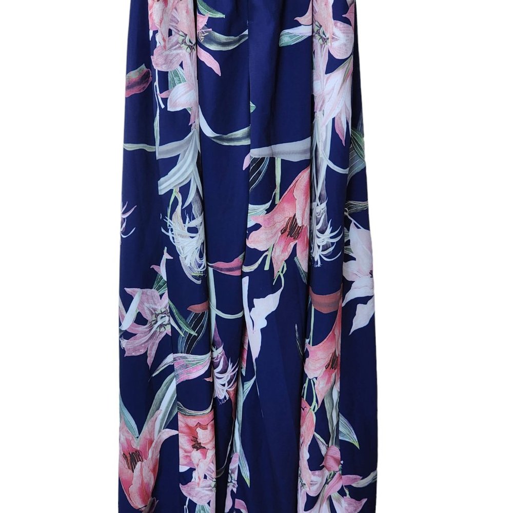LORRAINE jumpsuit flared legs w long split (palazzo pants) size 8 - Picture 10 of 16